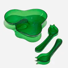 Eva Zeisel, Cloverware serving set, 1947, acrylic plastic