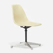 Charles and Ray Eames, PSC, molded fiberglass, aluminum, enameled steel, rubber, plastic