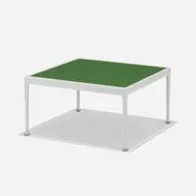 Richard Schultz, 1966 coffee table, 1966, enameled aluminum, enameled steel