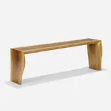 Hugh Acton, free-edge bench