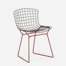 Child's chair by Harry Bertoia, 1955, enameled steel, sold Feb 2019