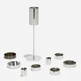 Hugh Acton, collection of AMV Smokers, c. 1960, chrome-plated and bronze-plated steel