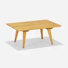 Planner Group table, model 1540 by Paul McCobb, c. 1950, maple, sold Feb 2019