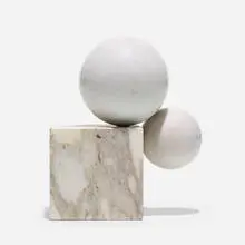 Untitled by Hugh Acton, c. 1975, marble, sold Feb 2019