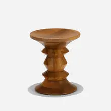 Time Life stool by Charles and Ray Eames, 1960, walnut, sold Feb 2019