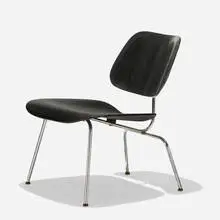 LCM by Charles and Ray Eames, 1946, ash plywood, chrome-plated steel, rubber, sold Feb 2019