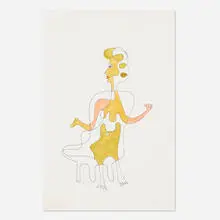 Charles Pollock, Untitled, c. 1970, ink on paper