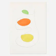Untitled by Charles Pollock, c. 1975, ink on paper, sold Feb 2019
