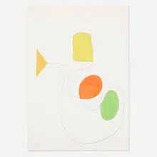 Untitled by Charles Pollock, c. 1975, ink on paper, sold Feb 2019