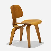 DCW by Charles and Ray Eames, ash plywood, rubber, sold Feb 2019