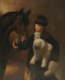 Charles Augustus Henry Lutyens, Untitled, oil on canvas 61 x 50.5cm