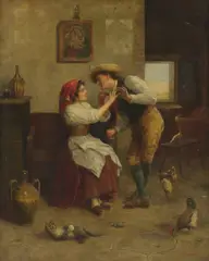 Antonio Bianchi, Untitled, oil on canvas 79 x 69cm
