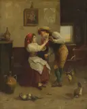 Antonio Bianchi, Untitled, oil on canvas 79 x 69cm