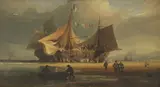 Karl Joseph Kuwasseg, Untitled, oil on canvas 19 x 32cm