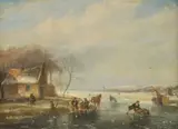 Untitled by Nicolaas Jan Roosenboom, oil on panel 23.5 x 32cm, sold Mar 2021