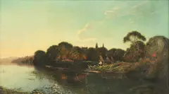 Edwin Henry Boddington, Untitled, oil on canvas 46.5 x 81.5cm