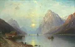 Carl Bergfeld, Untitled, oil on canvas 80 x 121cm