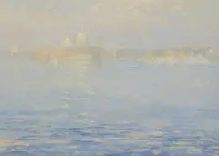 John Miller, Untitled, oil on canvas 56 x 76cm .