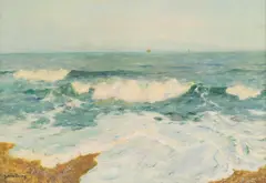 Julius Olsson, Untitled, oil on canvas 48 x 72cm