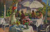 Anatoly Yanev, Untitled, oil on canvas 57 x 88cm