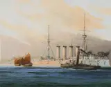 Trevor Crocker, Untitled, not only being commissioned to paint their oil rig Alwyn North