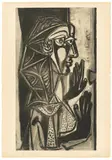 Pablo Picasso, La femme à la fenêtre, 1952, Aquatinta auf Arches-Velin