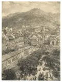 Adolph von Menzel, Blick über Karlsbad