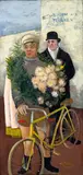 Felix Nussbaum, Radrennsieger II, 1929, Öl auf Leinwand