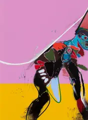 Daniel Richter, YESTERDAY´S NEWS, 2021, Öl auf Leinwand