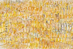 Gerhard Hoehme, Symparabol, 1959, Öl und Polyester auf Leinwand