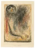 Dein Ahn? by Paul Klee, 1933, Kleisterfarbe auf Papier, vom Künstler auf Karton aufgelegt, sold Oct 2018