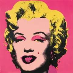 Marilyn by Andy Warhol, 1967, Farbserigraphie auf leichtem Karton, sold Jun 2016