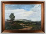 Alois Fišárek, Turnov Landscape, 1930s, Oil on canvas