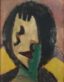 Ota Janeček, A Female Portrait, 1946, Oil on canvas