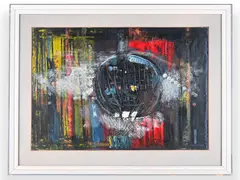 Cyril Chramosta, Mysterious Village, 1964, Mixed media, cardboard