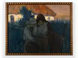 Viktor Foerster, Evening Scene, Late 19th/early 20th century, Ink, watercolour, pastel, paper