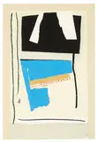 America - La France Variations V by Robert Motherwell, 1984, 8-color lithograph with collage on TGL handmade paper, sold Feb 2019
