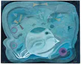 Oskar Fischinger, Untitled, 1963, Oil on canvas board
