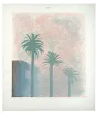 Mist (from Weather Series) by David Hockney, 1973, 5-color lithograph on Arjomari paper, sold Sep 2018