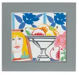 Tom Wesselmann, Still Life, 1988, Glazed porcelain relief