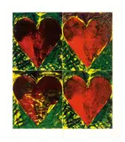 Jim Dine, L.A. Eye Works, 1982, Etching, aquatint, and carborundum on Velin Arches paper in four parts