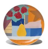 Tom Wesselmann, Frozen Tears..., 1985, Glazed porcelain plate
