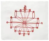 Crochet II (from Crochet Series) by Louise Bourgeois, 1998, Mixografía print on handmade paper, sold Sep 2018