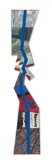 A. M. Moxob, Blue Line, 1990, Oil on canvas