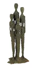 Daniel Gluck, Untitled (Four Figures), Bronze