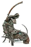 Untitled (from Fire Series) by Claire Falkenstein, c. 1967, Welded copper with applied patina, sold Sep 2018