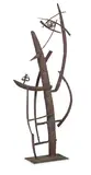 Max Finkelstein, Jacob's Ladder, 1958, Bronze, brass, and copper