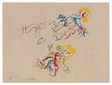 Willem de Kooning, For Lisa, 1984, Color lithograph on paper