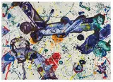 Sam Francis, King Corpse, 1986, 19-color screenprint on Arches Cover paper