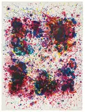 Sam Francis, Spun for James Kirsch, 1972, 7-color screenprint on Arches 88 paper